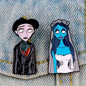 Corpse bride enamel pin